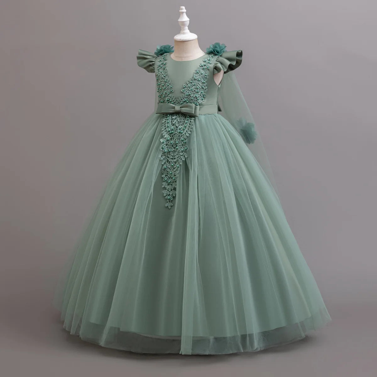 Tulle A-Line Girls' Party Dress