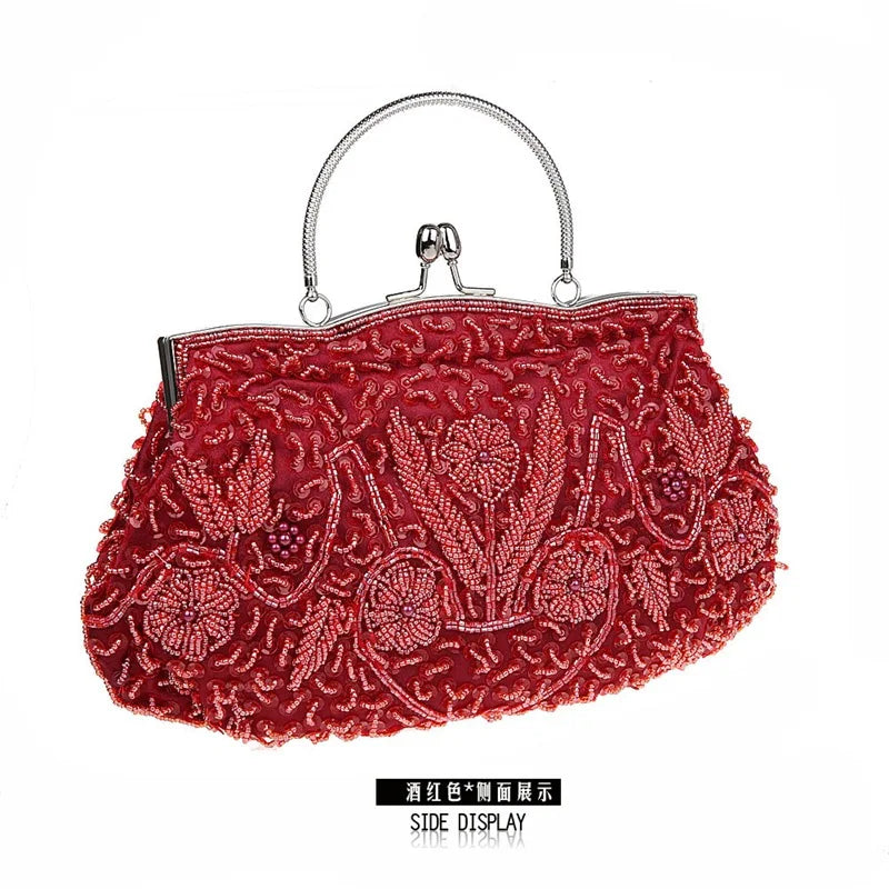 Beaded Retro Evening Clutch
