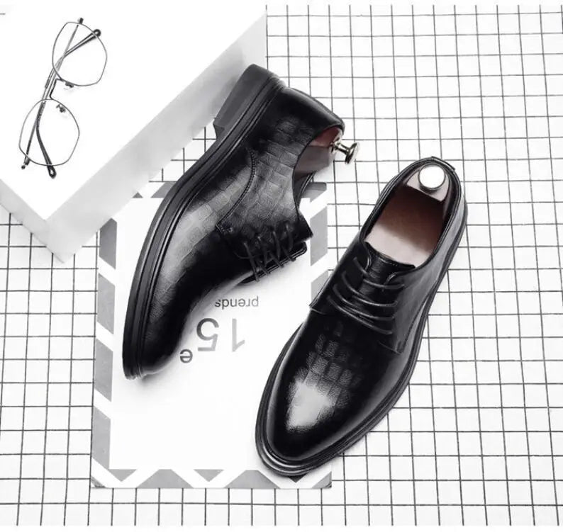 Spring Autumn New Men's Business Shoes Men's Formal Skin Shoes Casual Fashion Men Sneakers Social Elegant Trend Flat