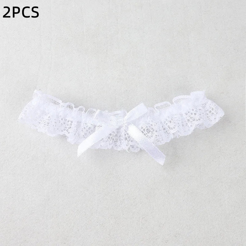 Bow Lace Bridal Toss Garter