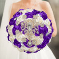 Purple Wedding Bouquet Flowers