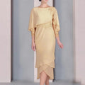 Mother Dresses Elegant Customized Mid-calf Length Bride Party Dress Mermaid Lace Occasion Gown Chiffon robes invitée mariage