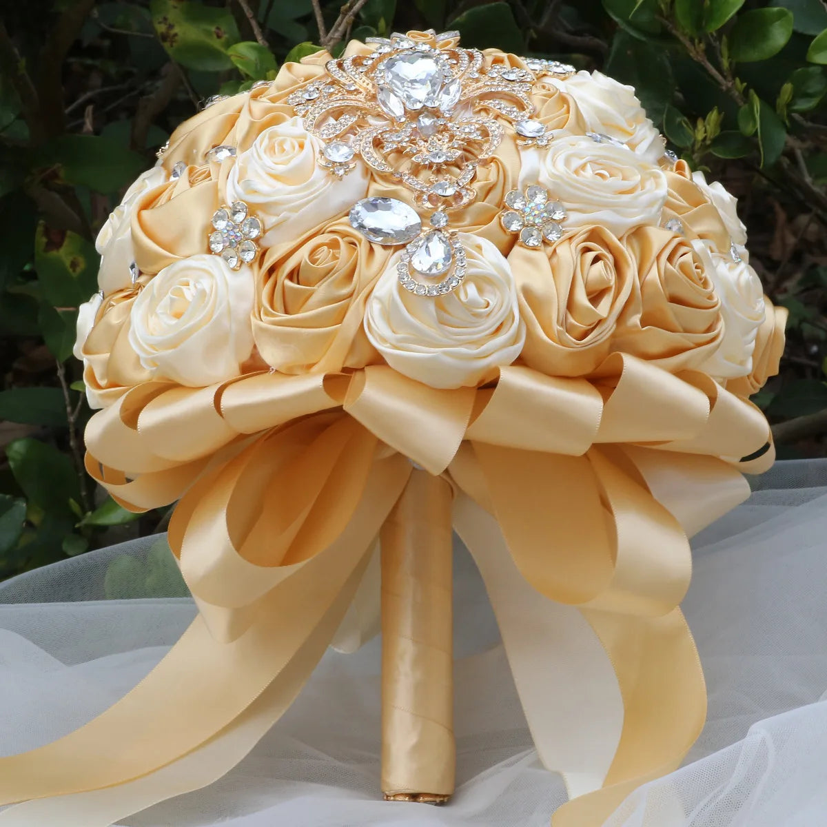 Gold Wedding Bouquet Bridal Bouquet