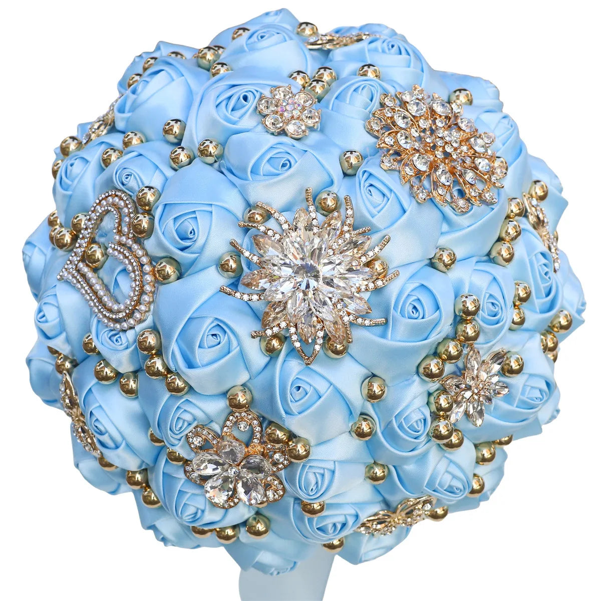 Light Blue Wedding Bouquet