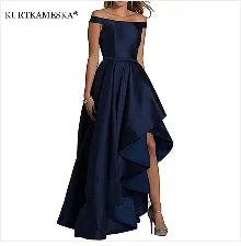 Strapless Satin Bow-Back Mini Dress
