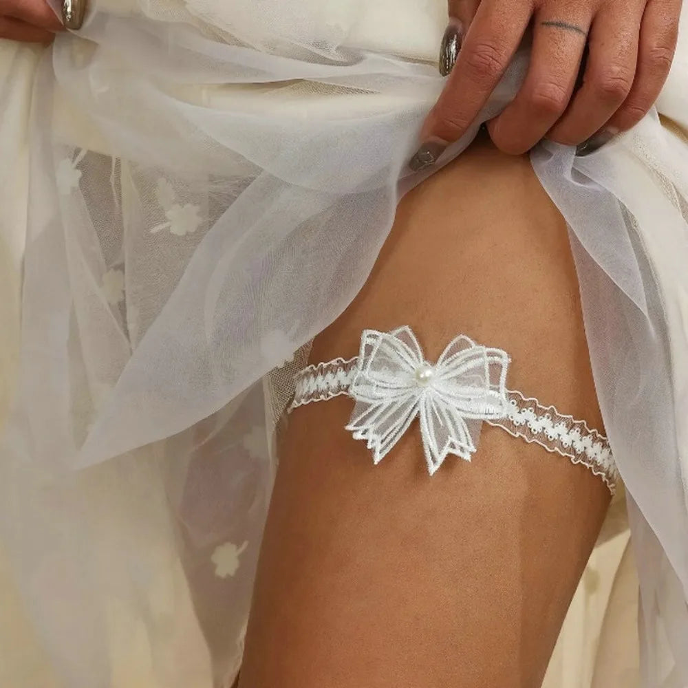 Bowknot Lace Bridal Garter