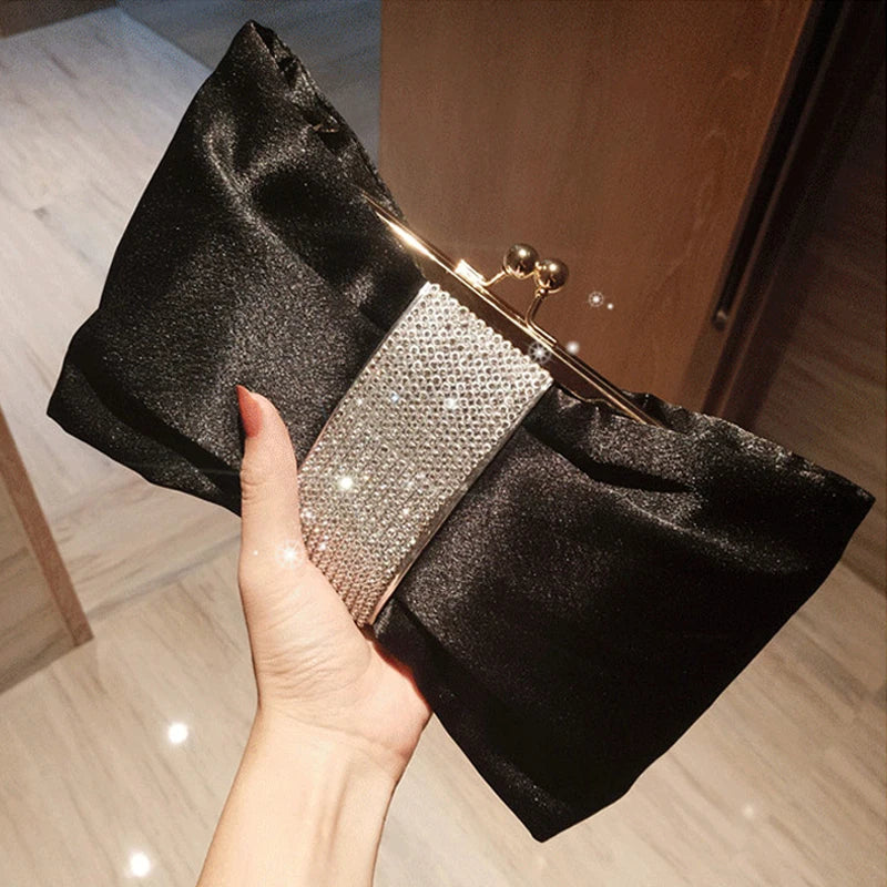 Crystal Butterfly Dinner Clutch