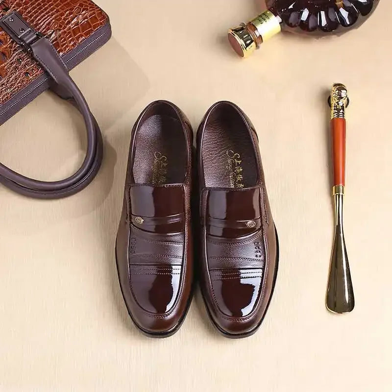 Oxford Shoes for Men Dress Shoes  Formal Shoes Fashion Round Toe Business Wedding  Dress  Men Designer  Loafers