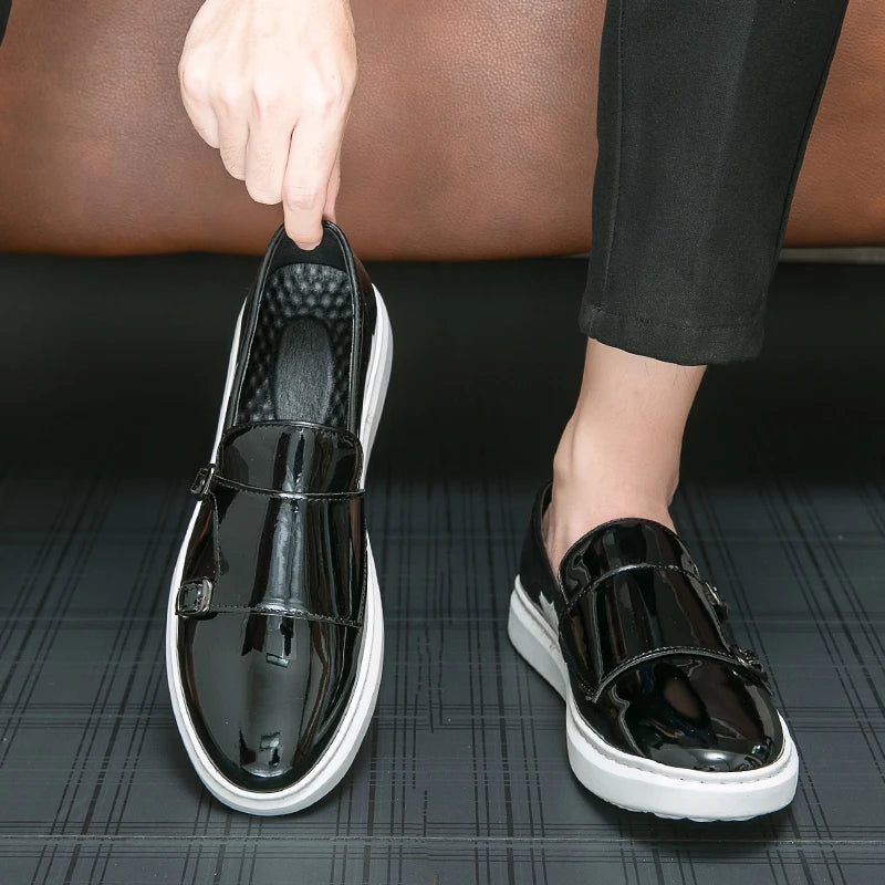 2026 British Style Shoes Style Men's Casual Shoes Business Dating Party Formal Shoes Fashion Trends Men Breathable Comfort Shoes