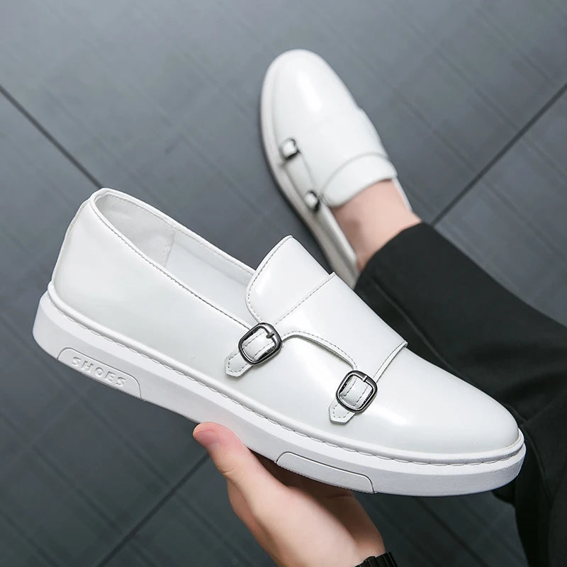 2026 British Style Shoes Style Men's Casual Shoes Business Dating Party Formal Shoes Fashion Trends Men Breathable Comfort Shoes