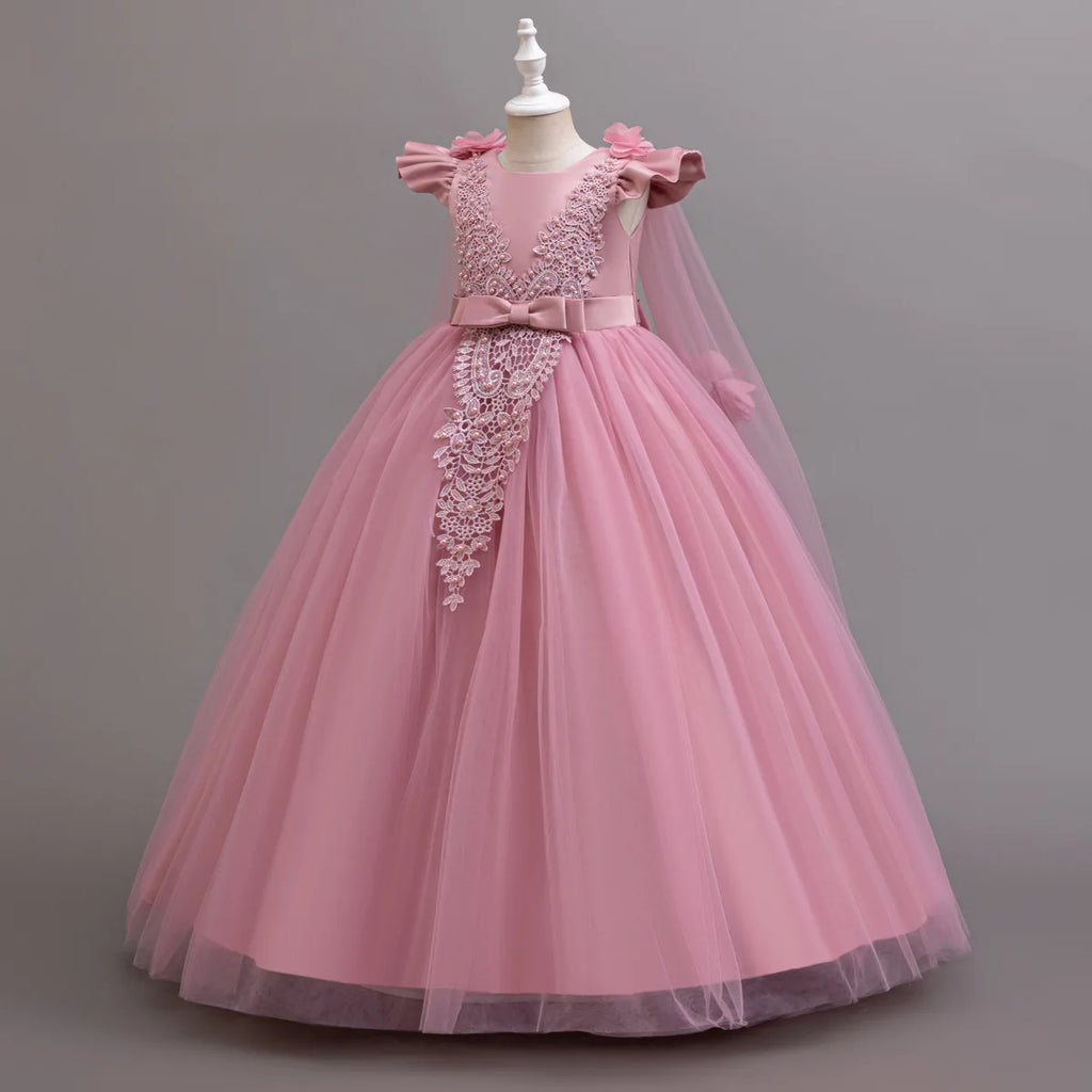 Tulle A-Line Girls' Party Dress