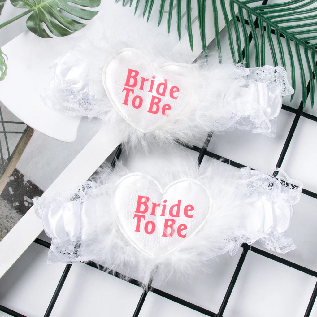 Wedding Garter for Bride To Be Leg Circle Ring Bachelorette Party Lace Legs Garter Hen Party Wedding Decor Bridal Shower Wear