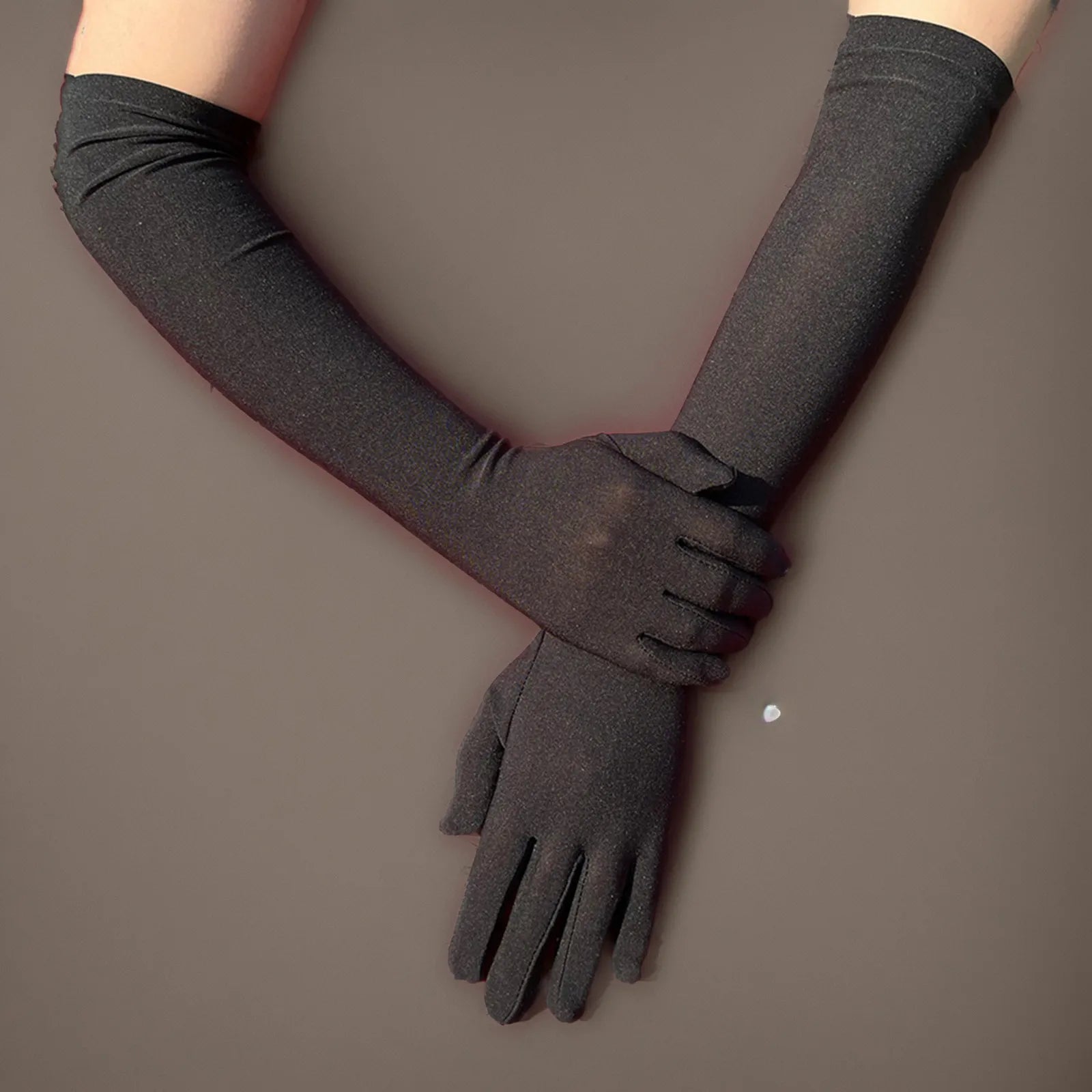 1/3/6 Pair Bridal Long Gloves Milk Silk Elastic Satin Dance Glove Elegant Wedding Festival Party Breathable Sunscreen Mittens