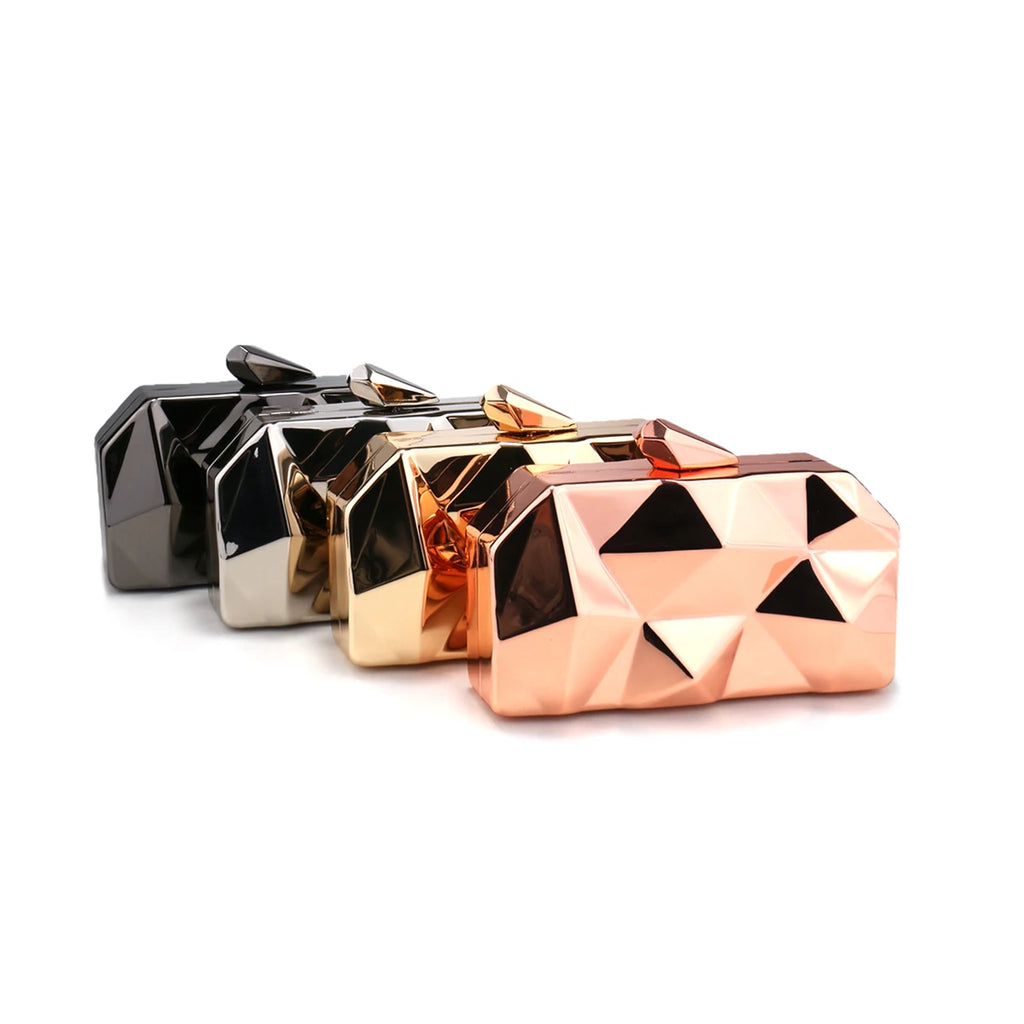 Fashion Silver Clutch Mini Bridal Purse For Wedding Bridal Metal Party Perfect Dinner Banquet Best Gift For Women Bags