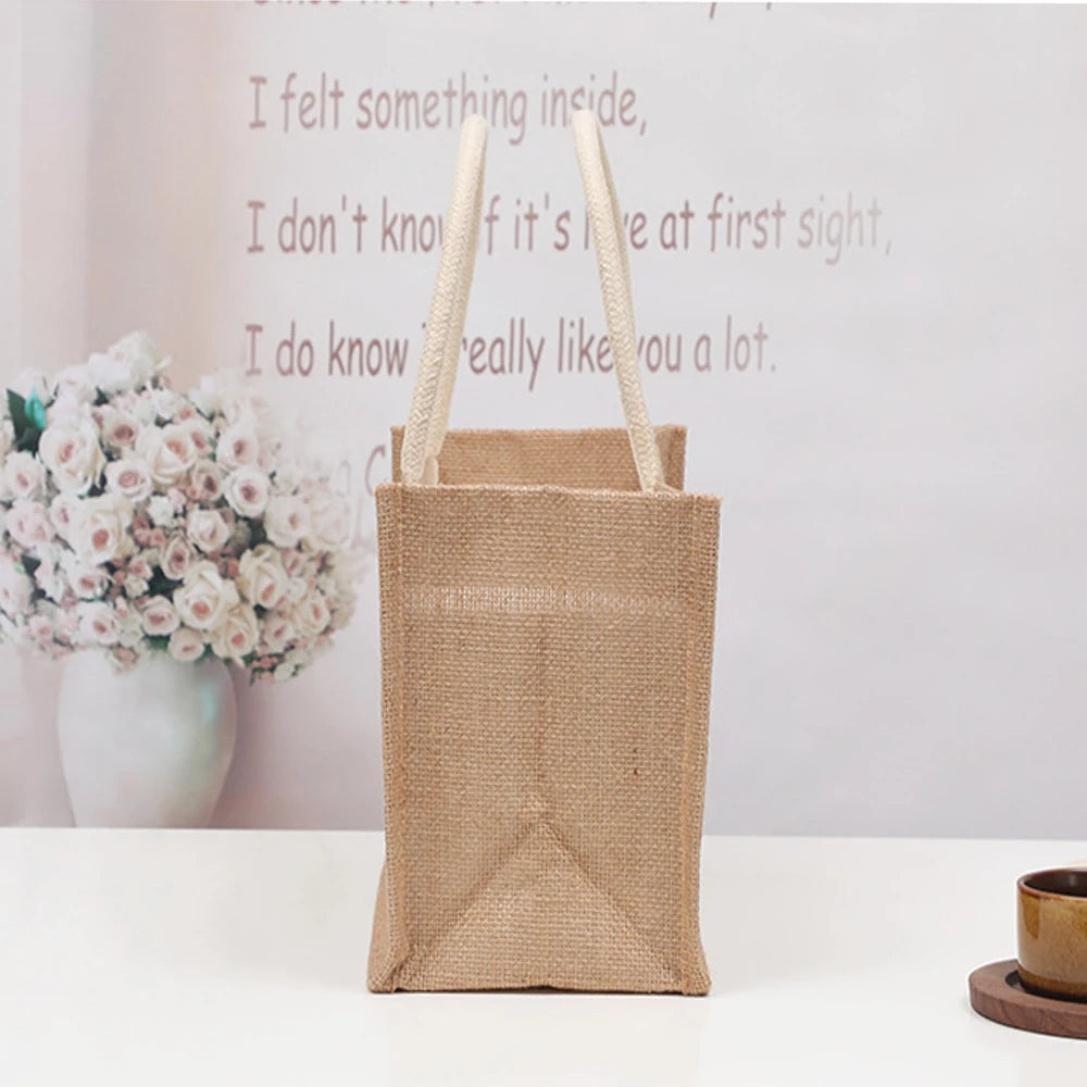 Personalized Bridesmaid Jute Tote Bags with Scarf Party Retro Beach Bag Bachelorette Gifts Girlfriend Gift for Her