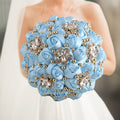 Light Blue Wedding Bouquet