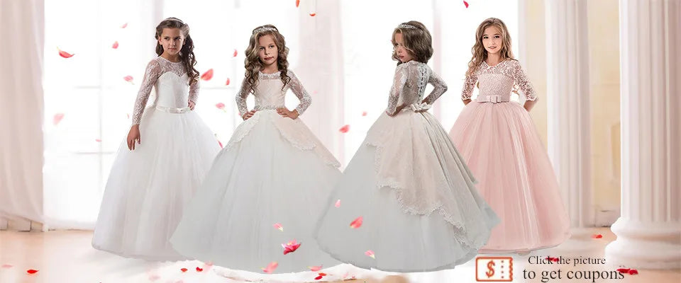 Customized Dress Flower Girl Dress For Wedding  Appliques Fairy Dress Ball Gown Girl Princess Tulle Baby Simple Dress 2025