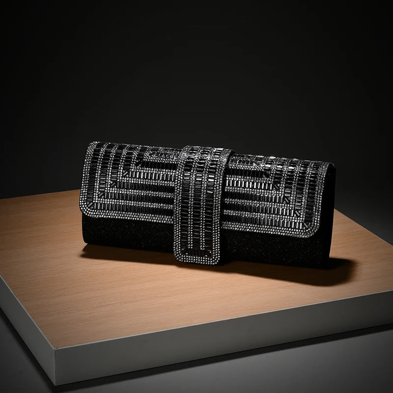 Diamond Hand Bag Women Crystal Party Bridal Clutch Wedding Evening Purse Satchels Rhinestone Envelope Dinner Handbag For Women