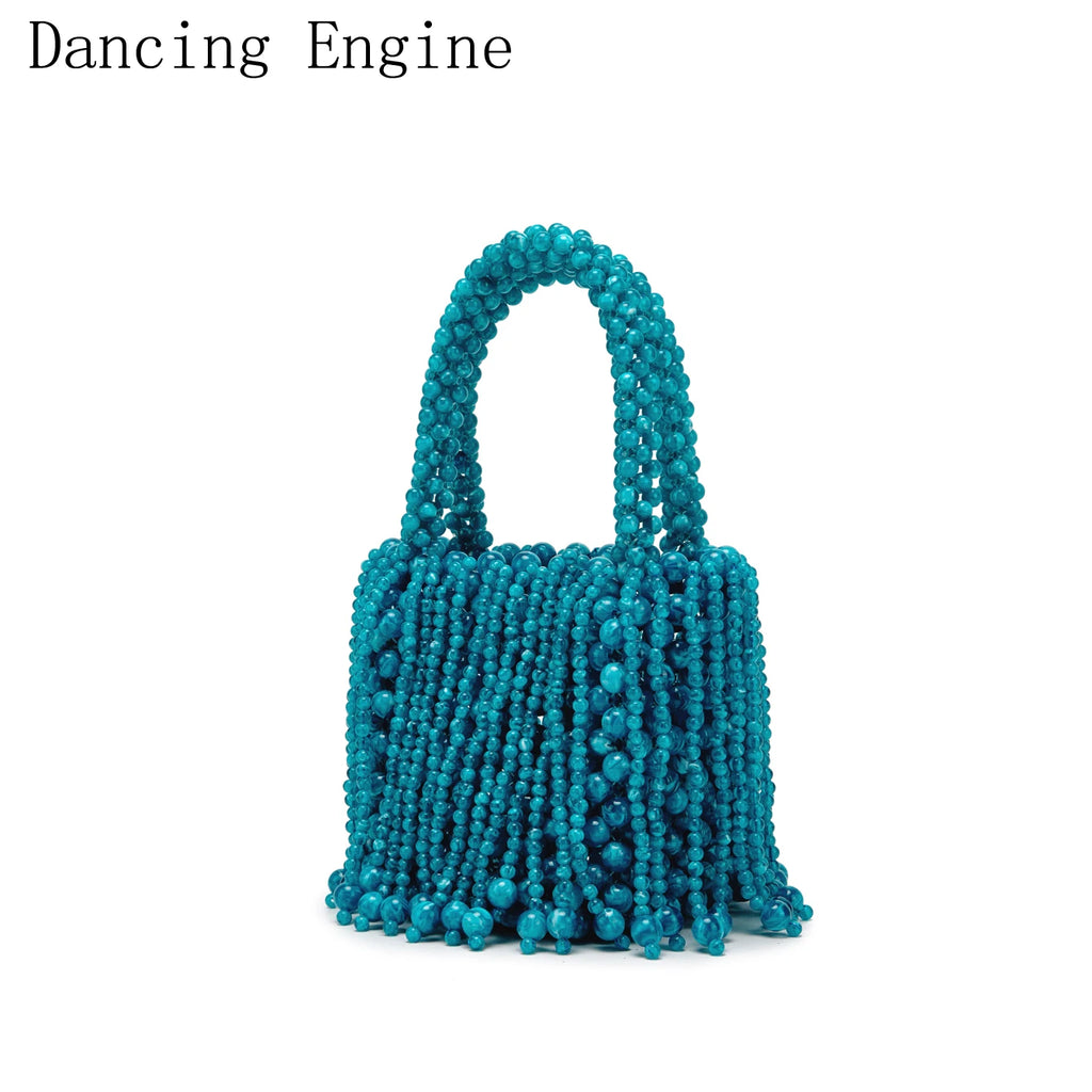 Purses and handbag luxury Designer Clutch purse handmade Pearl decoration Party Wedding Evening bag banquet bag