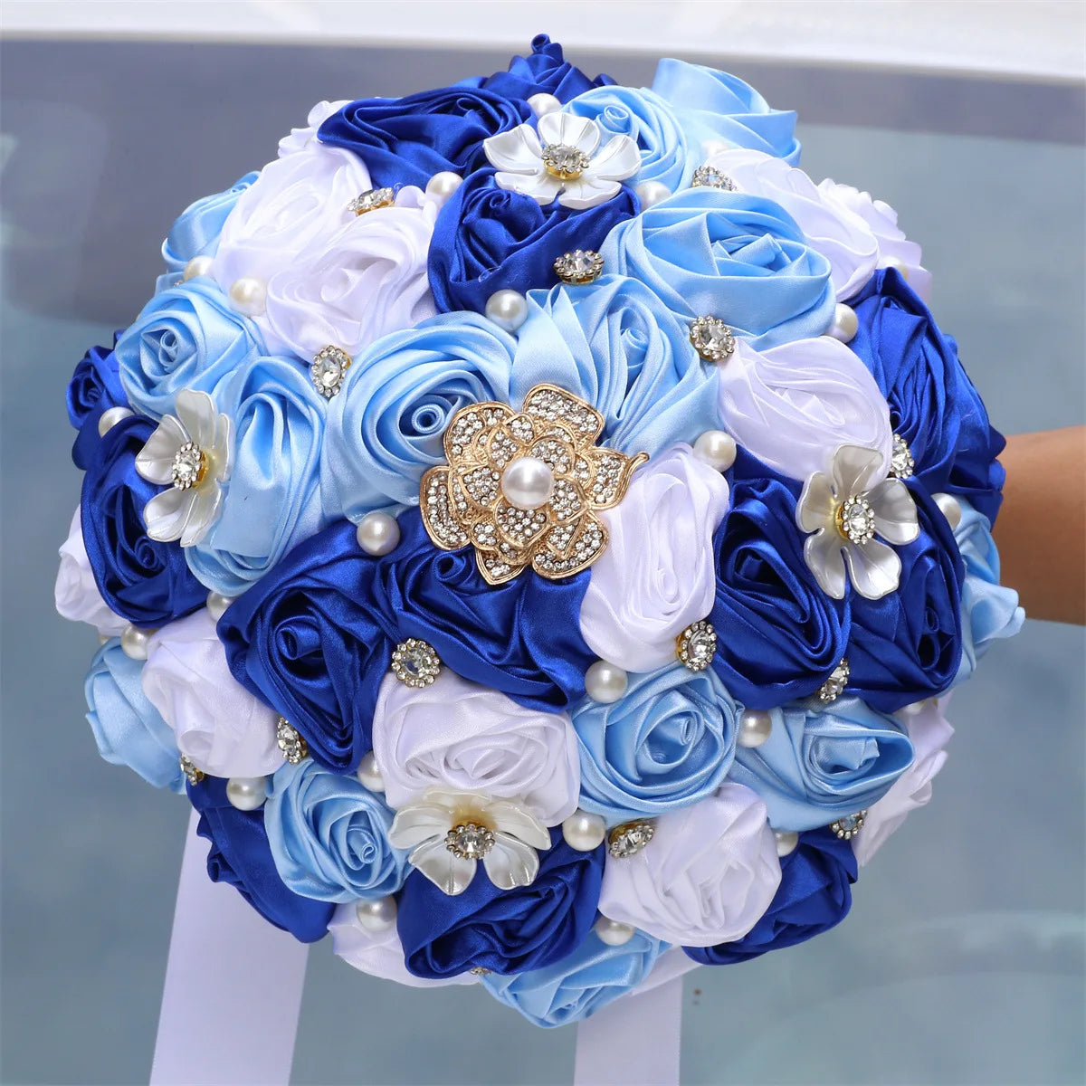 Light Blue Wedding Bouquet
