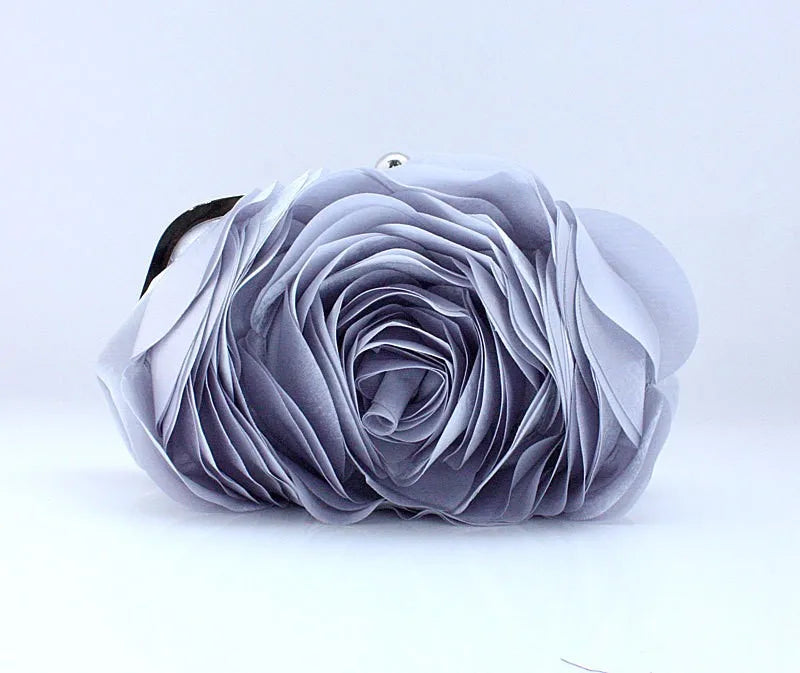Fashion Flower Clutch Bag Women Wedding Handbag Bridal Clutch Purse Evening Dress Clutches Party Wallet Shoulder Chain Bag