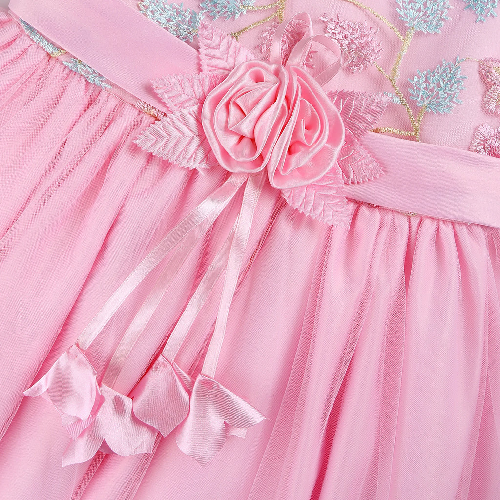 Embroidered Lace Princess Party Dress