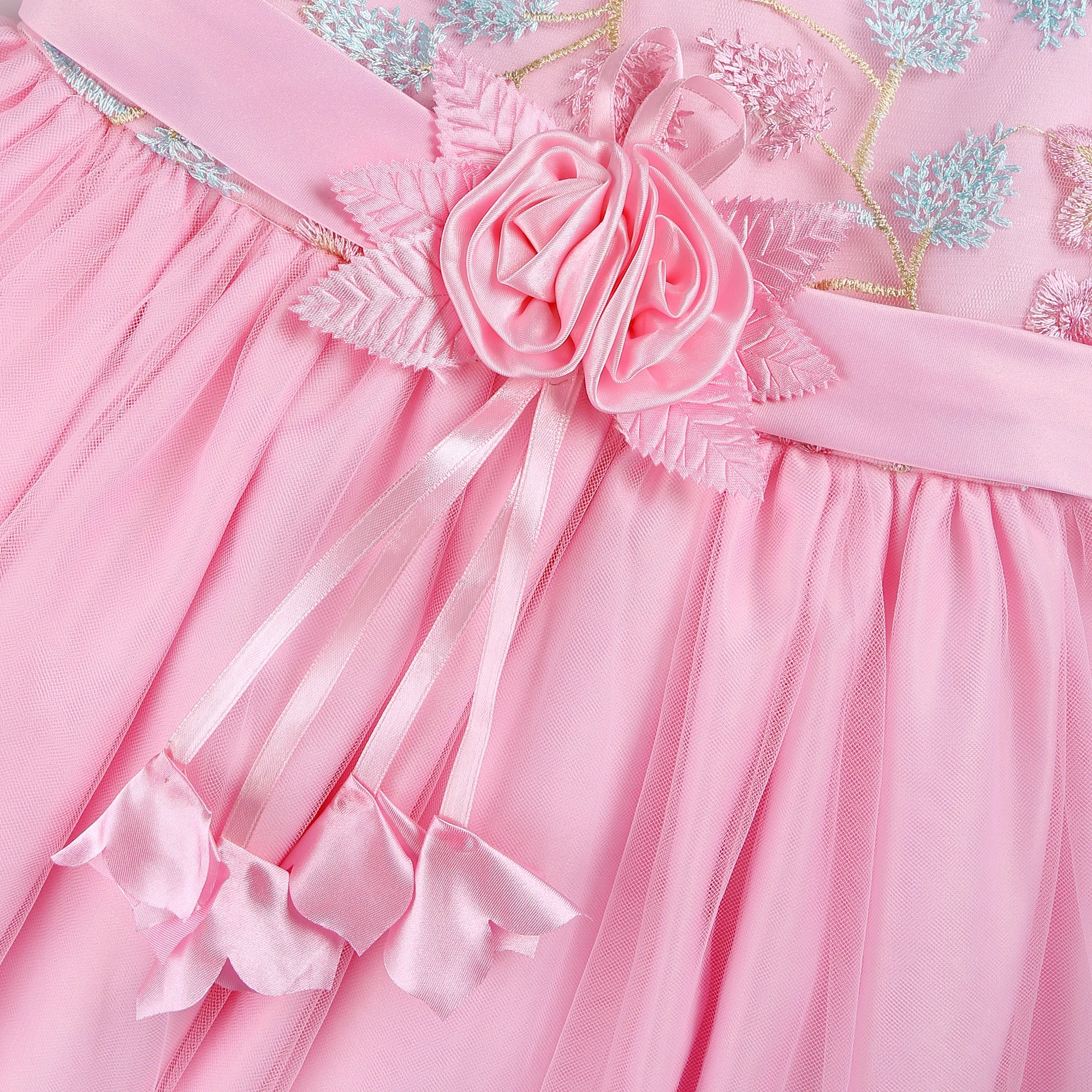 Embroidered Lace Princess Party Dress