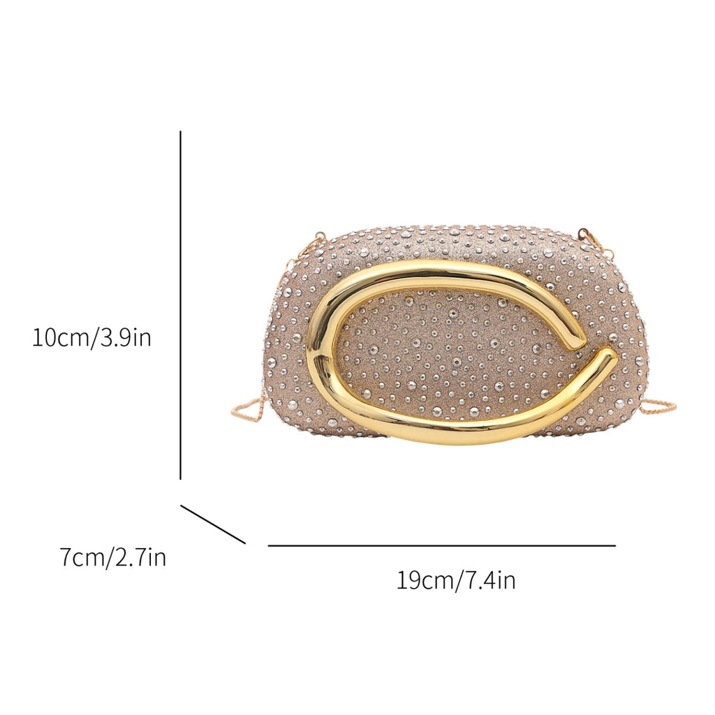 Red Wedding Evening Clutch Bag For Women Luxury Silver Gold Fashinon Party Purse And Handbag Trend Lady Lipstick Crossbody Bag