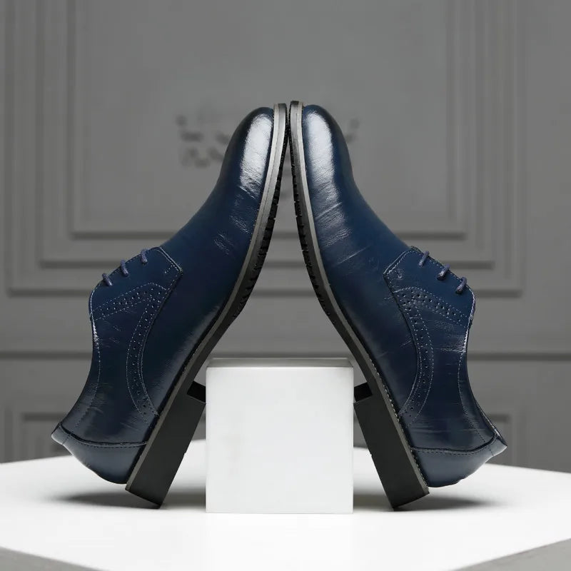 Classic Men Dress Shoes Pointed Toe Soft Bottom Business Casual Men Formal Shoes Male Office Flats Wedding Party Oxfords Shoes