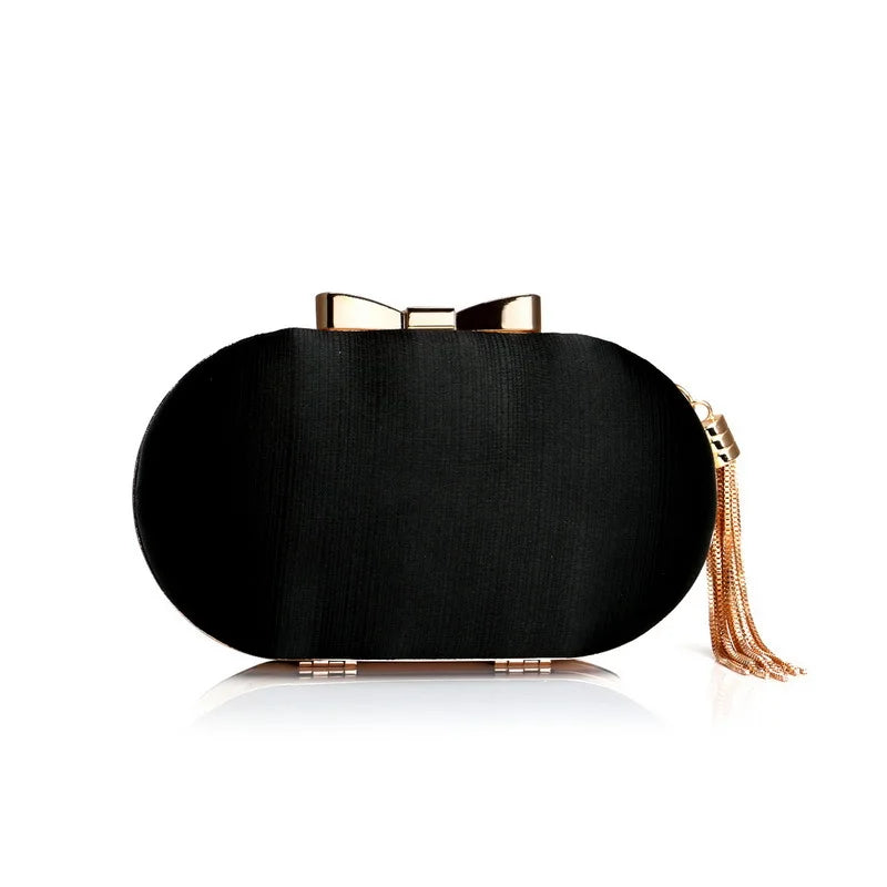 Clutch Bag for Women Elegant Tassel Lightweight Sparkling Compact for Party Wedding Evening