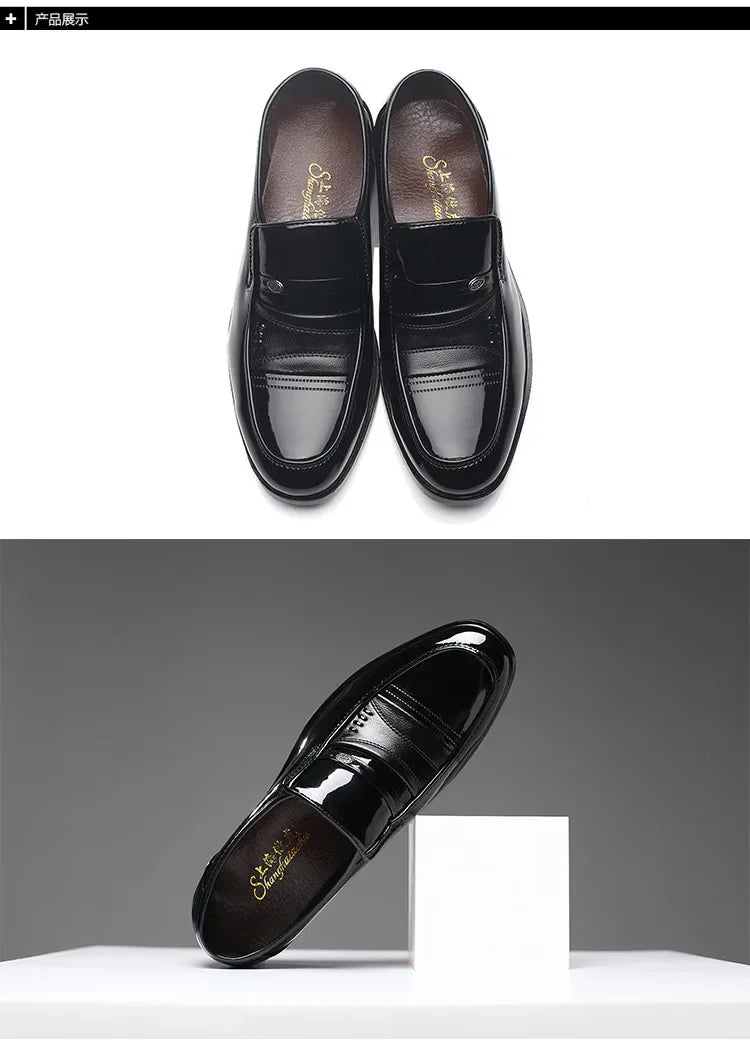 Oxford Shoes for Men Dress Shoes  Formal Shoes Fashion Round Toe Business Wedding  Dress  Men Designer  Loafers