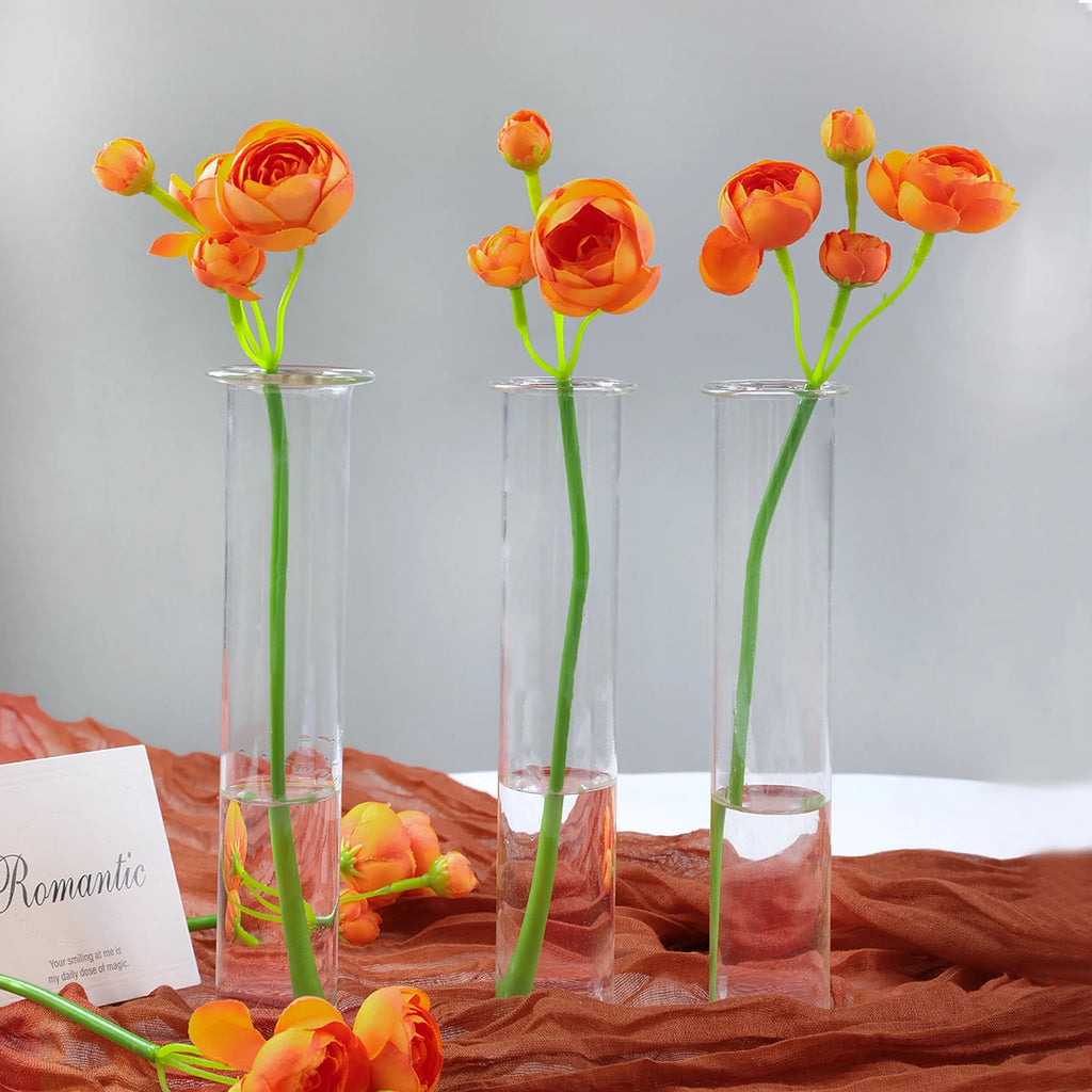 24Pcs Bride Handmade Bouquet Artificial Rose Flowers Wedding Bridesmaids Photography Props Home Decoration Mini Lotus Bouquet