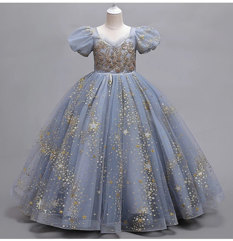 Mesh Princess Pageant Dress