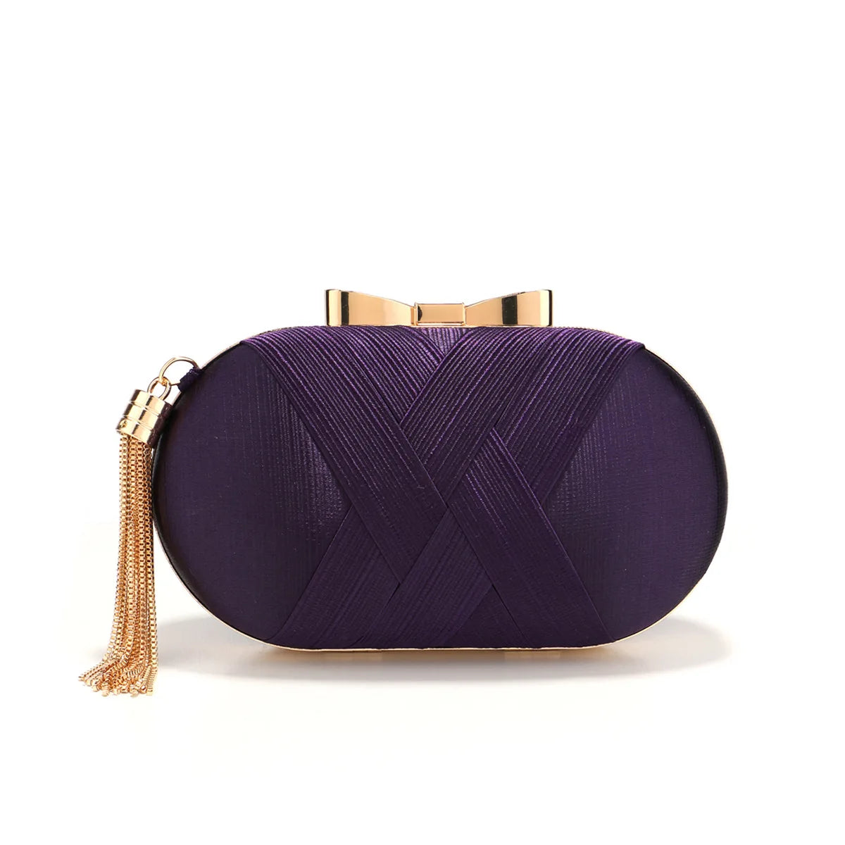 Clutch Bag for Women Elegant Tassel Lightweight Sparkling Compact for Party Wedding Evening