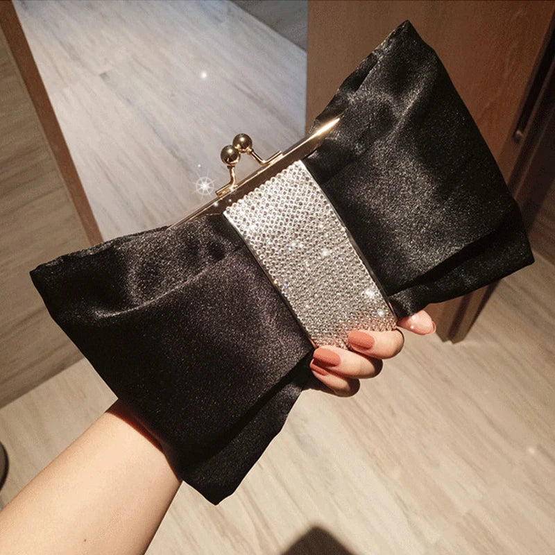Crystal Butterfly Dinner Clutch