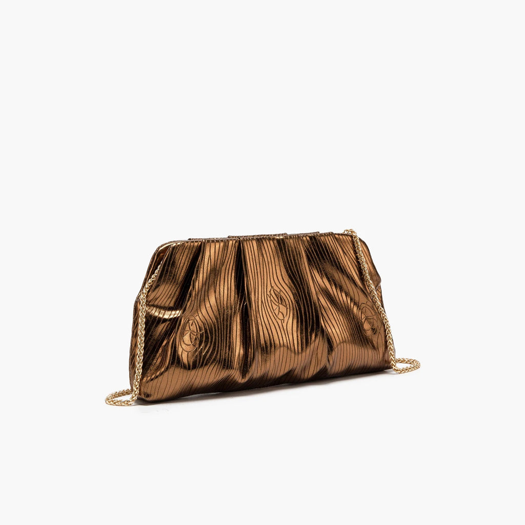 Golden Designer Evening Clutch