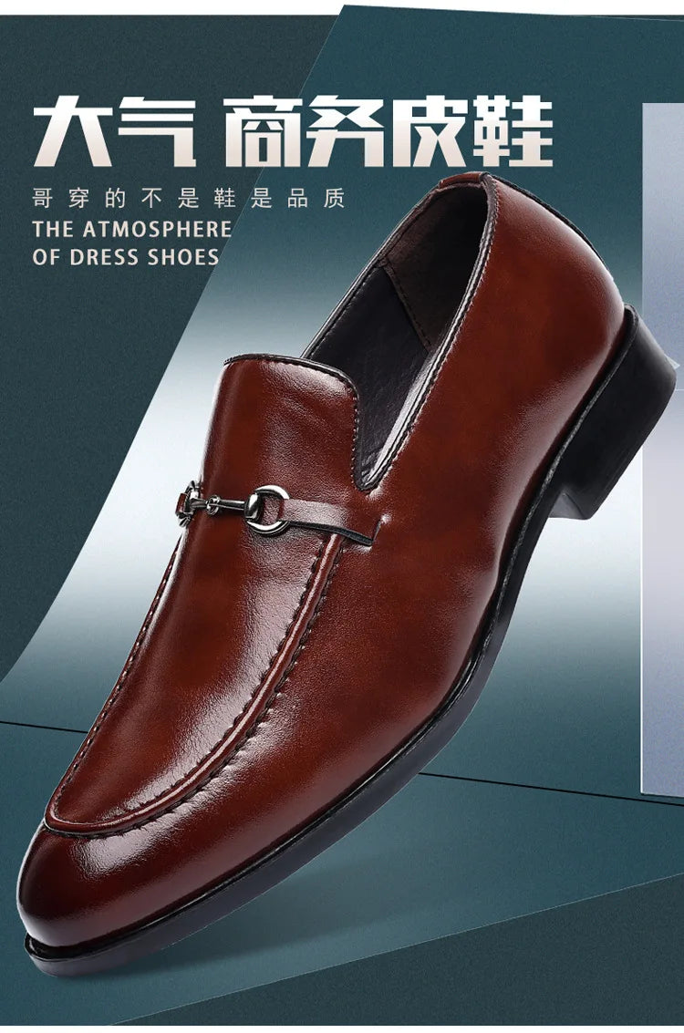 Office Shoes Men Classic Loafers Men Formal Shoes Brand Dress Shoes Men Elegant Sepatu Slip on Pria Zapatos De Hombre Ayakkabi