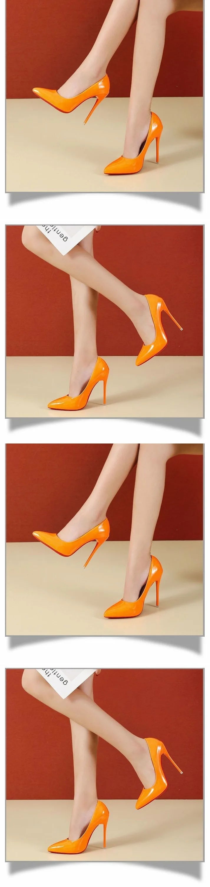 2026 Fashion High Heels 35-45 Plus Size Women Shoes 12cm Thin Stiletto Banquet Wedding Shoes Sexy Pointed Toe Ladies Party Shoes