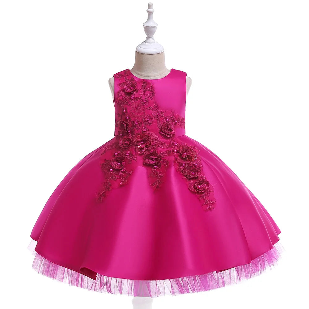 Embroidered Pageant Party Dress