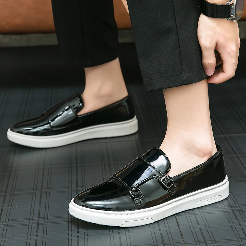 2026 British Style Shoes Style Men's Casual Shoes Business Dating Party Formal Shoes Fashion Trends Men Breathable Comfort Shoes