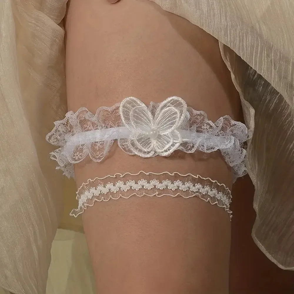 Bowknot Lace Bridal Garter