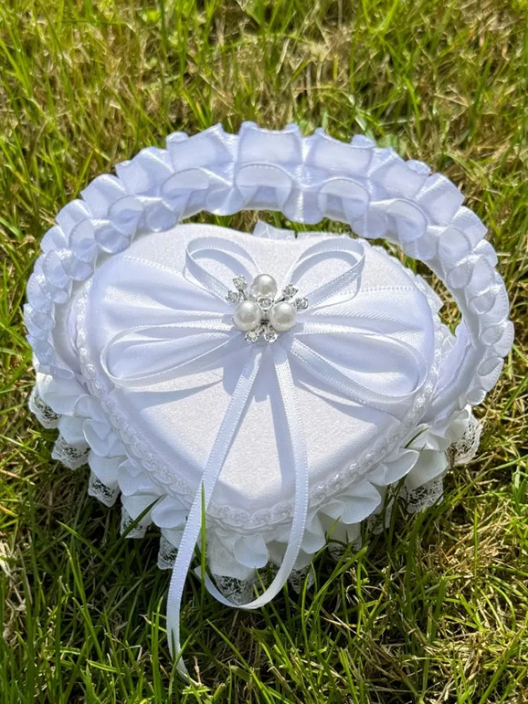 Wedding Flower Girl Ring Storage Box Jewelry Box Holiday Anniversary Proposal Ring Wedding Anniversary Gift for Girlfriend Wife