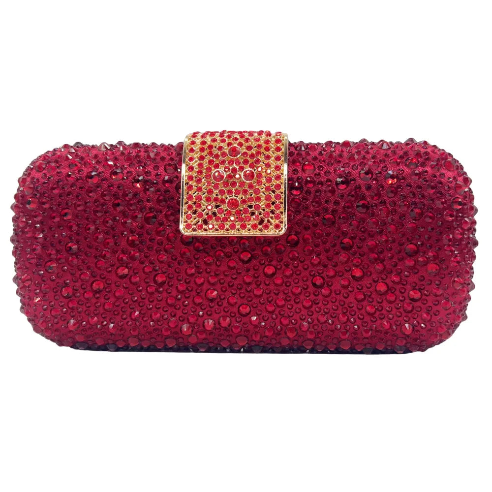 Crystal Evening Bag, 13 Colors