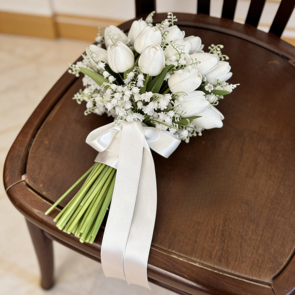 Calla Lily Bridal Bridesmaids Bouquets, Wedding Photography Prop Calla Lily Wedding Bouquet,Calla Lily faux Wedding Bouquet