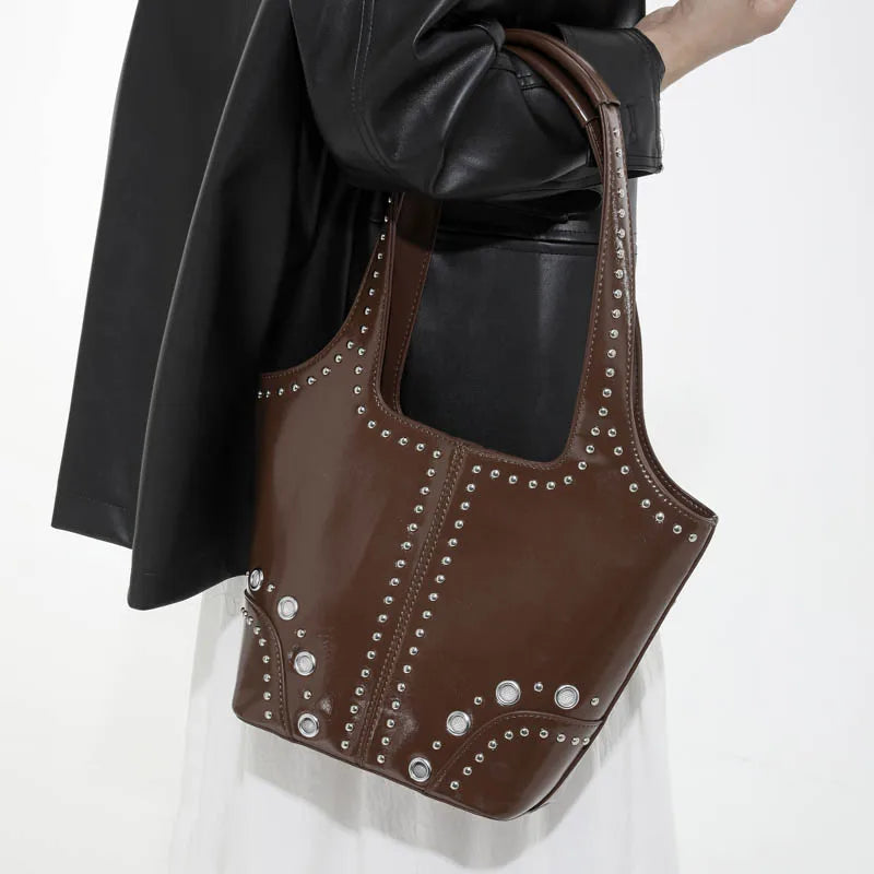Red Wedding Purse Fashion Handbag Clutch Women Korean Style Solid PU Leather Shoulder Bag Designer Bucket Tote Lady Commute Bag