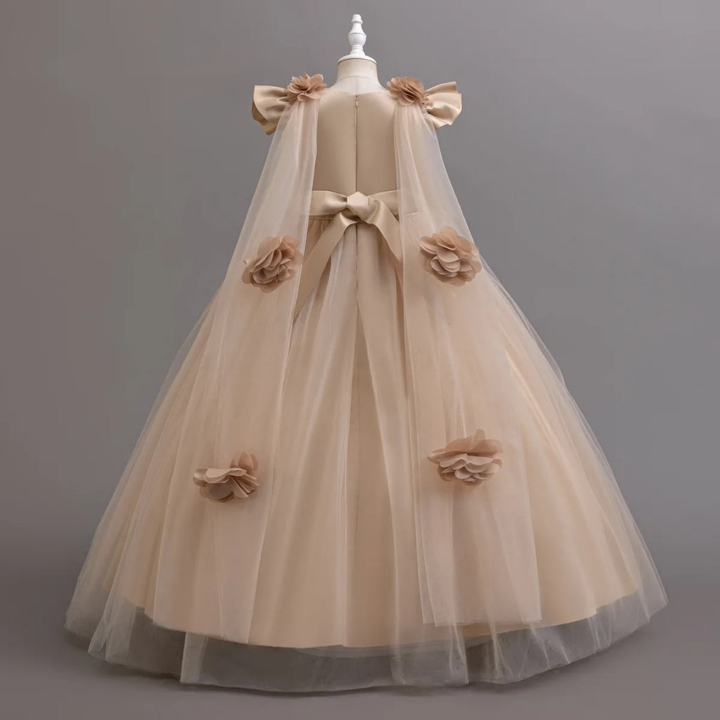 Tulle A-Line Girls' Party Dress