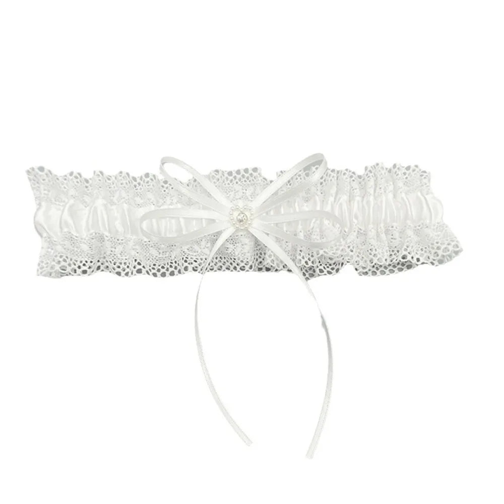 Fashion Bowknot Bridal Lace Garter Women's Garter Belt Bride Souvenirs Women Thigh Garter Leg Ring