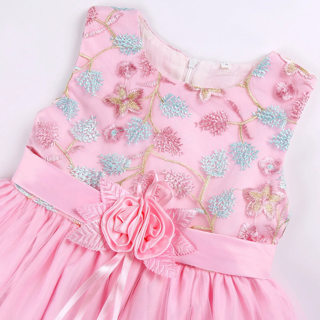 Embroidered Lace Princess Party Dress
