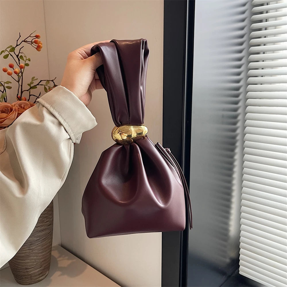 Elegant PU Leather Evening Bag