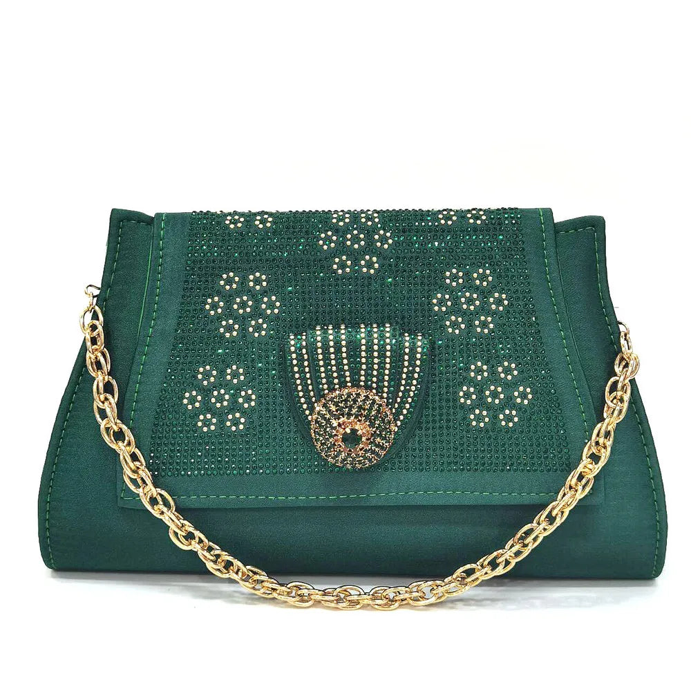 Diamond Wedding Shoe & Bag Set